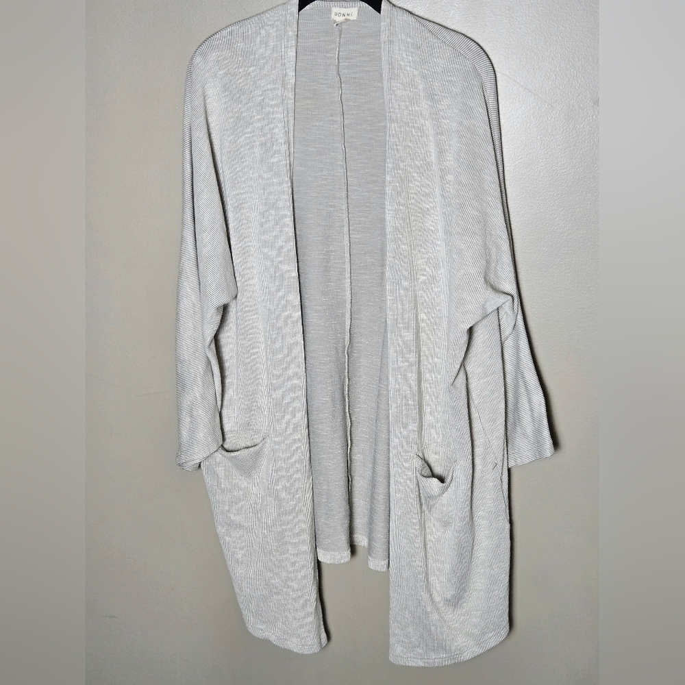Anthropologie Donni Ribbed Elevated Basic Cardigan, One Size